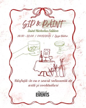 Bilete la Sip & Paint – Saint Nicholas Edition!
