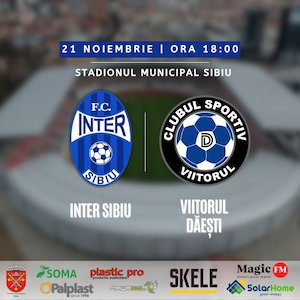 Bilete la Inter Sibiu vs ACS Viitorul Daesti