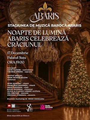 Bilete la NOAPTE DE LUMINA – ABARIS CELEBREAZA CRACIUNUL