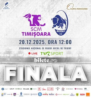 Bilete la Finala Cupei Romaniei la Rugby