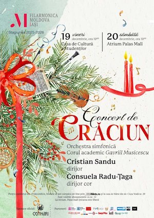Bilete la Concert de Craciun - Filarmonica Moldova Iasi