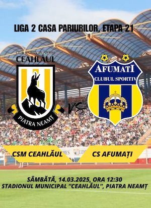 ACSM Ceahlaul Piatra Neamt - CS Afumati