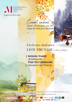 Bilete la Concert simfonic – Vivaldi, Ceaikovski