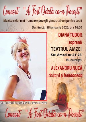 Concert pentru copii - A fost Odată ca-n Povești