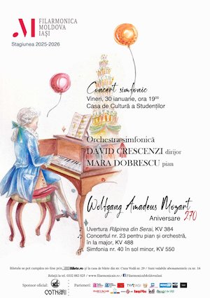 Bilete la Concert simfonic – Aniversare Mozart 270