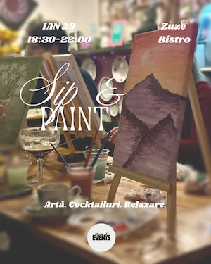 Bilete la Sip & Paint