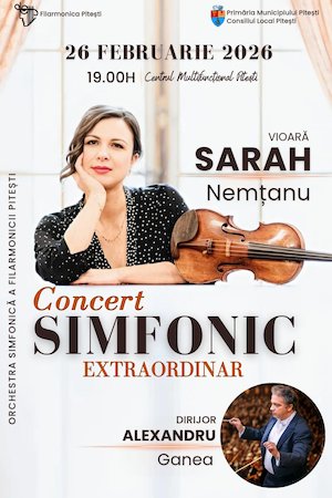 Concert simfonic extraordinar - Sarah Nemtanu