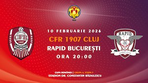 Bilete la Cupa Romaniei Betano - CFR 1907 Cluj vs FC Rapid