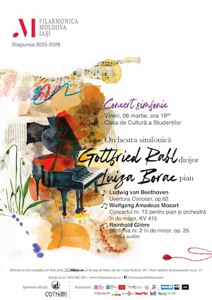 Concert simfonic – Beethoven, Mozart, Glière