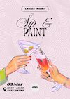 bilete Sip & Paint - Ladies' Night