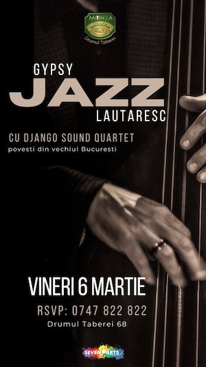 Bilete la Gypsy Jazz Lautaresc w/ Django Sound Quartet