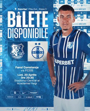 Superliga - Play-out - Etapa 5 - Farul Constanta vs FCSB