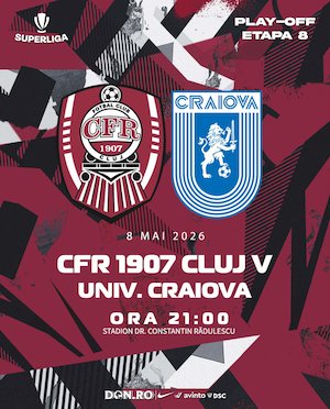 Bilete la CFR 1907 CLUJ - Universitatea Craiova