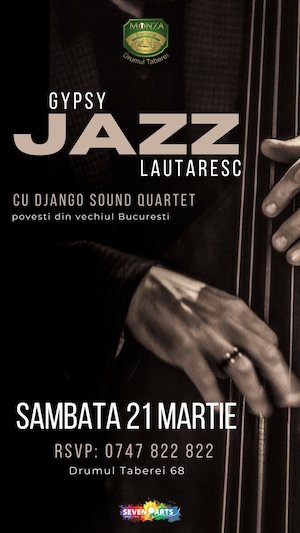 Bilete la Gypsy Jazz Lautaresc w/ Django Sound Quartet