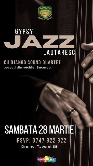 Bilete la Gypsy Jazz Lautaresc w/ Django Sound Quartet