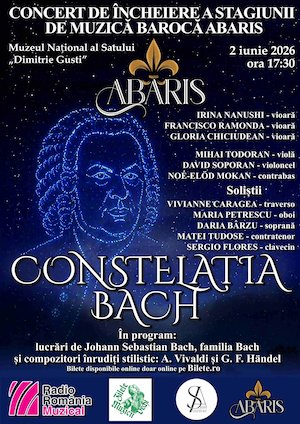 Bilete la Concert de Incheiere a stagiunii de muzica Baroca Abaris
