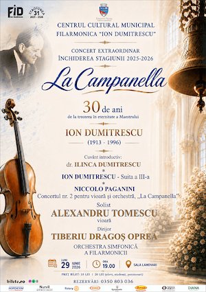 Bilete la Concert extraordinar - Inchiderea Stagiunii