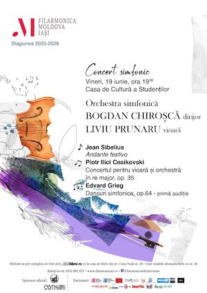 Bilete la Concert simfonic – Sibelius, Ceaikovski, Grieg