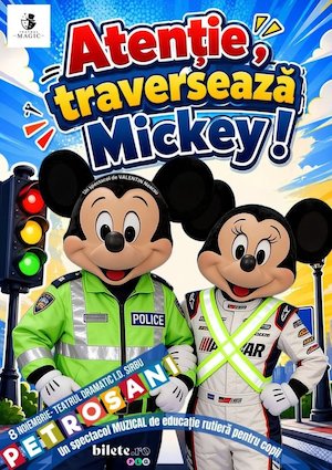 Atenție, traversează Mickey! - Petrosani