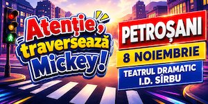 Atenție, traversează Mickey! - Petrosani
