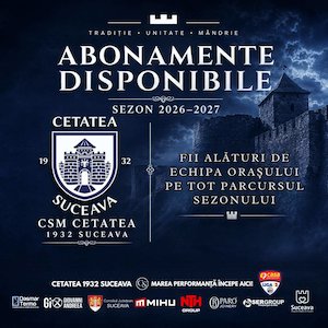 Abonamente Cetatea 1932 Suceava