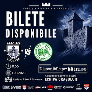 Bilete la Cetatea 1932 Suceava vs Concordia Chiajna