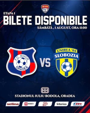 Bilete la FC Bihor Oradea vs Unirea Slobozia