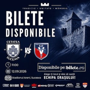 Bilete la Cetatea 1932 Suceava vs SCM Ramnicu Valcea