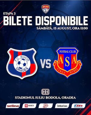 Bilete la FC Bihor Oradea vs ASA Tg Mures