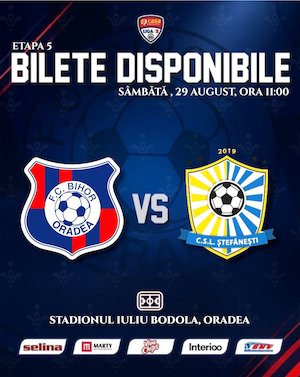 Bilete la FC Bihor Oradea - CSL Stefanesti
