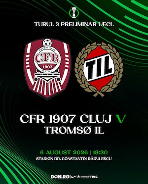 Bilete la CFR Cluj vs Tromsø IL
