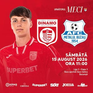 Bilete la CS Dinamo Bucuresti - Metalul Buzau