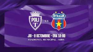 Bilete la Politehnica Timisoara vs Steaua Bucuresti