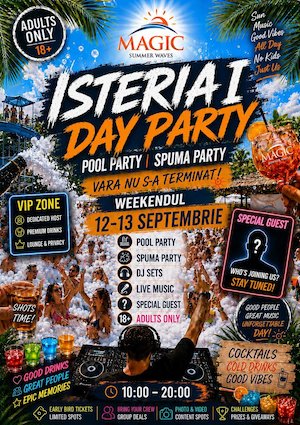 Bilete la Isteria I: Day Party.Pool Party. Adults Only.