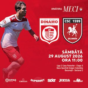 CS Dinamo Bucuresti – CSC 1599 Şelimbăr