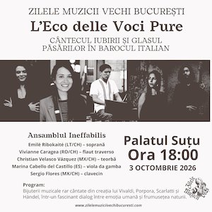 Bilete la L'eco Delle Voci Pure - Ansamblul Ineffabilis