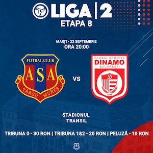 Bilete la ASA Targu Mures vs CS Dinamo