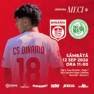 Bilete la CS Dinamo Bucuresti – Concordia Chiajna