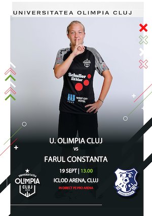 Bilete la U Olimpia Cluj vs Farul Constanta