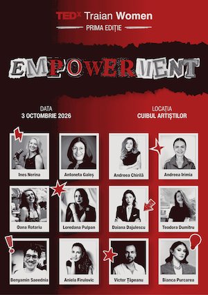 Bilete la TEDx Traian Women Empowerment