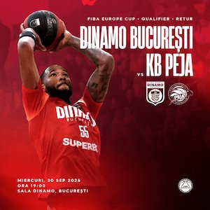 Bilete la CS Dinamo București – KB Peja | FIBA Europe Cup
