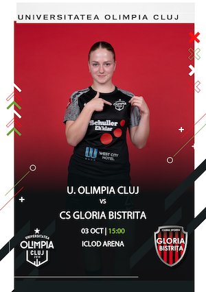 Bilete la U Olimpia Cluj vs Gloria Bistrita