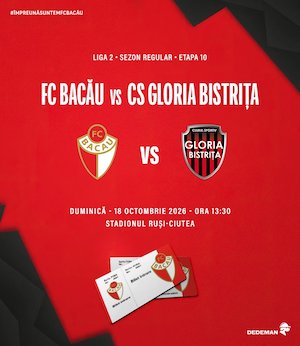FC Bacau vs Gloria Bistrita