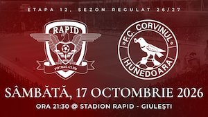 FC RAPID - FC CORVINUL